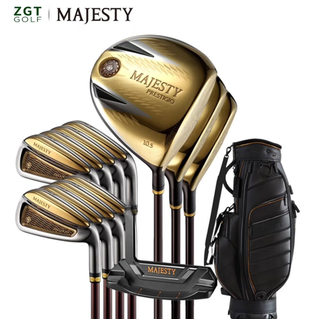MAJESTY Golf Club Set Men's PRESTIGIO XIII King P13 Japan Imported New Carbon R 10.5°